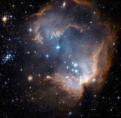 Nebula gas cloud